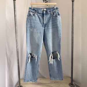 Abercrombie 90’s highrise straight jeans (curve love)